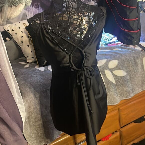 Womens plus size 2xl/3xl tankini swimsuit /bathing suit 3 piece black nwt/nwot - Picture 2 of 8